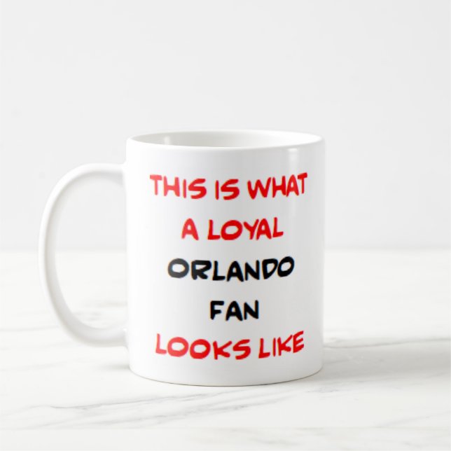 treuer Orlando-Fan Kaffeetasse (Links)
