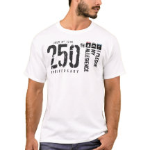 Treueschwur Vertikalflagge 250 T-Shirt