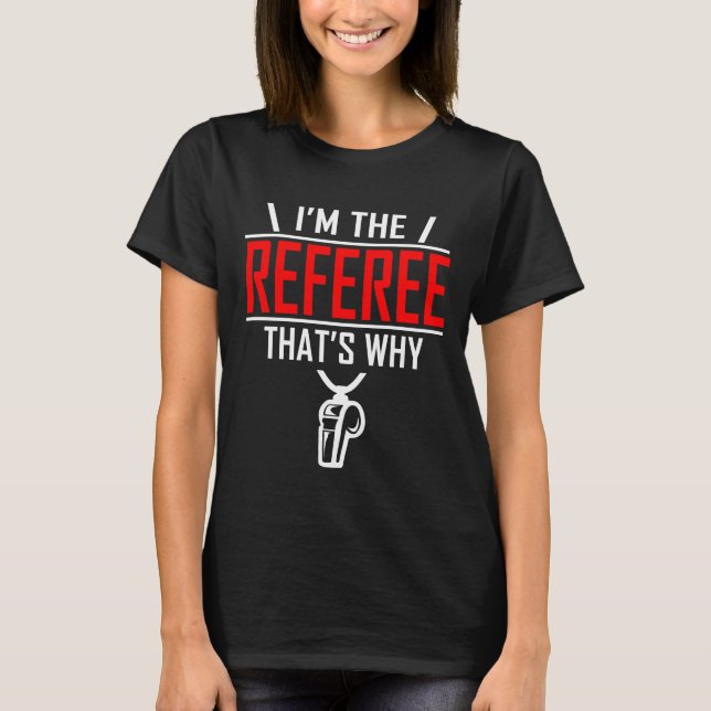 Treuhänder der Ref-Sportspiele "Reunny Umpire" T-Shirt (Vorderseite)