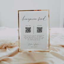 Treuhandfonds QR Code-Zeichen | Minimalistische Ho