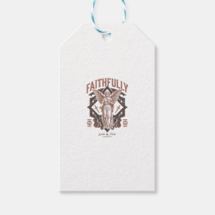 Treulich Engel Vintage Gravur Christliches T-Shirt Geschenkanhänger