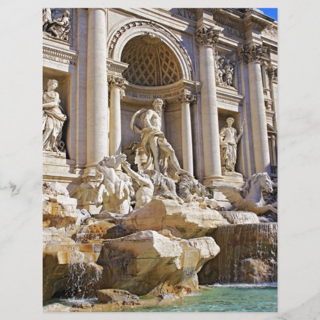 Trevi-Brunnen (Vorderseite)