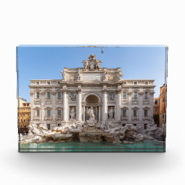 Trevi-Brunnen am frühen Morgen - Rom, Italien Fotoblock