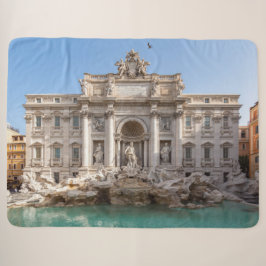 Trevi-Brunnen am frühen Morgen - Rom, Italien Sherpadecke