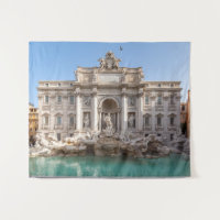 Trevi-Brunnen am frühen Morgen - Rom, Italien