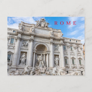 Trevi-Brunnen Aussicht Postkarte