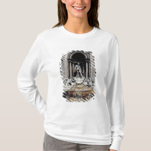 Trevi-Brunnen, errichtet 1732-62 T-Shirt