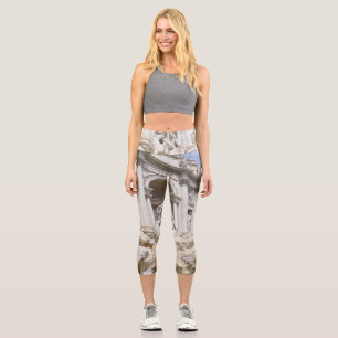 Trevi-Brunnen in Rom #4 #travel #wall #art Capri Leggings