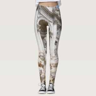 Trevi-Brunnen in Rom #4 #travel #wall #art Leggings