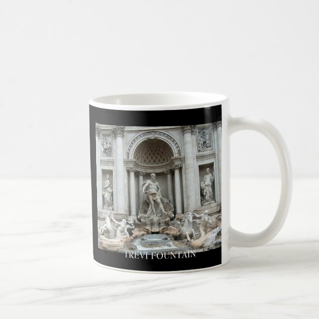 Trevi-Brunnen in Rom, Italien Kaffeetasse (Rechts)