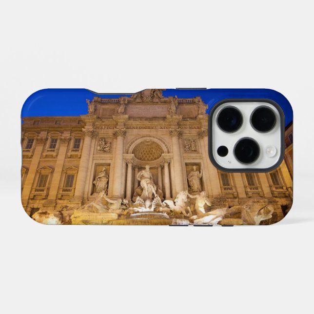 Trevi-Brunnen iPhone 16 Pro Hülle (Rückseite (Horizontal))