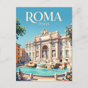 Trevi-Brunnen Italien Postkarte