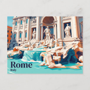 Trevi-Brunnen Italien Postkarte
