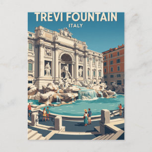 Trevi-Brunnen Italien Postkarte