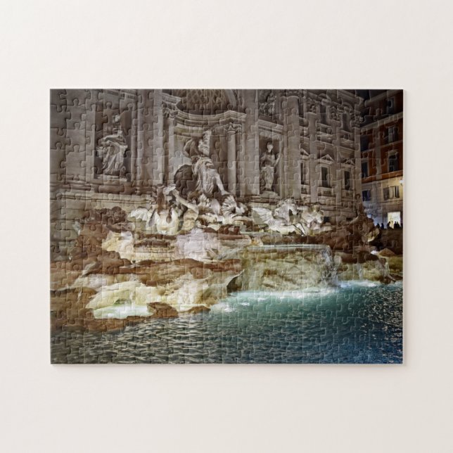 Trevi-Brunnen - Puzzlespiel Roms, Italien (Horizontal)