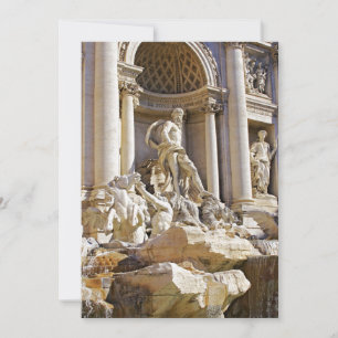 Trevi-Brunnen Rom Fotografie Einladung