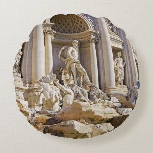 Trevi-Brunnen Rom Fotografie Rundes Kissen