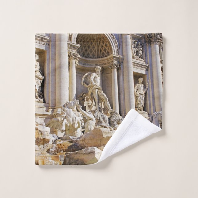 Trevi-Brunnen Rom Fotografie Waschlappen (Waschlappen)