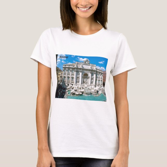 Trevi-Brunnen-Rom-Italien [kan.k] .JPG T-Shirt (Vorderseite)
