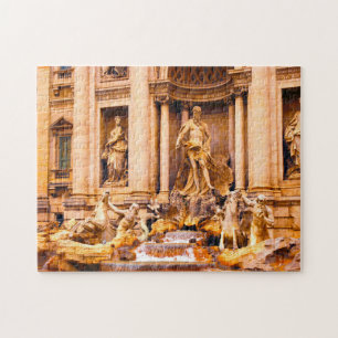 Trevi Brunnen Rom. Jigsaw Puzzle
