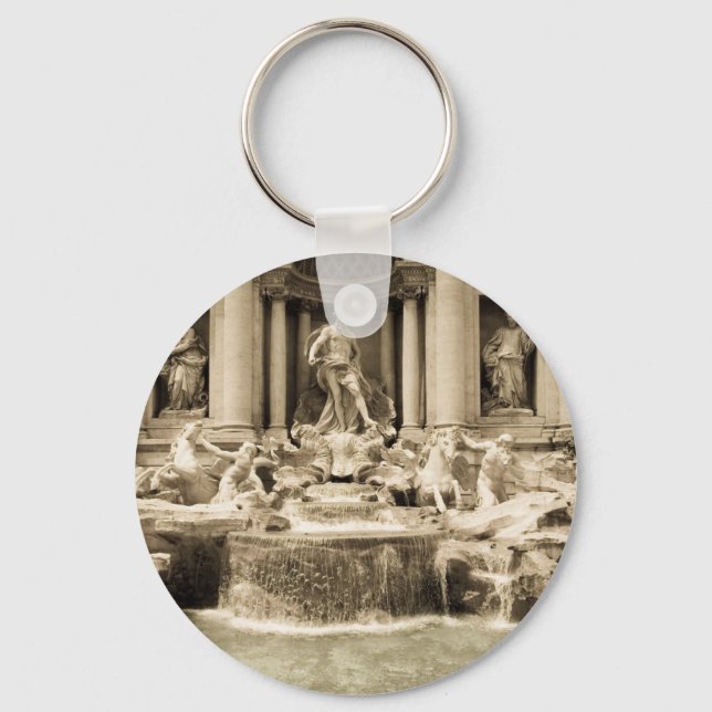 Trevi-Brunnen, Rom Schlüsselanhänger (Vorderseite)