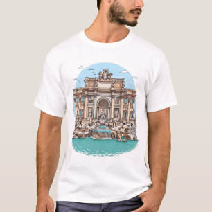 Trevi-Brunnen T-Shirt