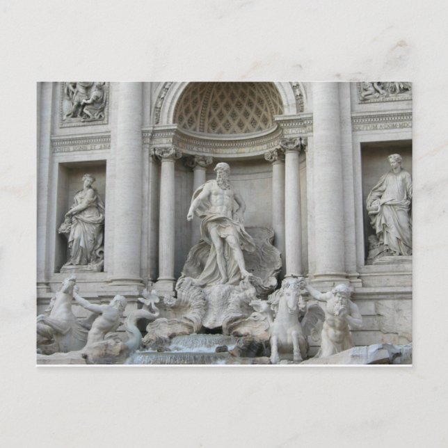 Trevi Fountain Fontana di Trevi Rom Foto Postkarte (Vorderseite)