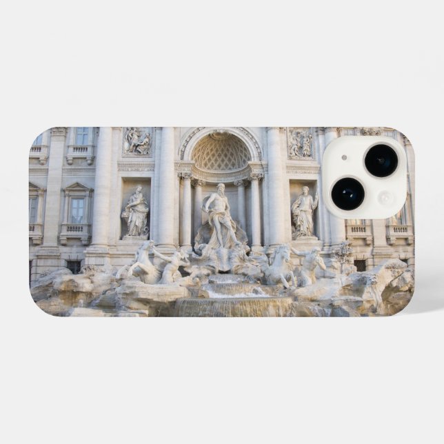 Trevi Fountain iPhone 14 Hülle (Rückseite (Horizontal))