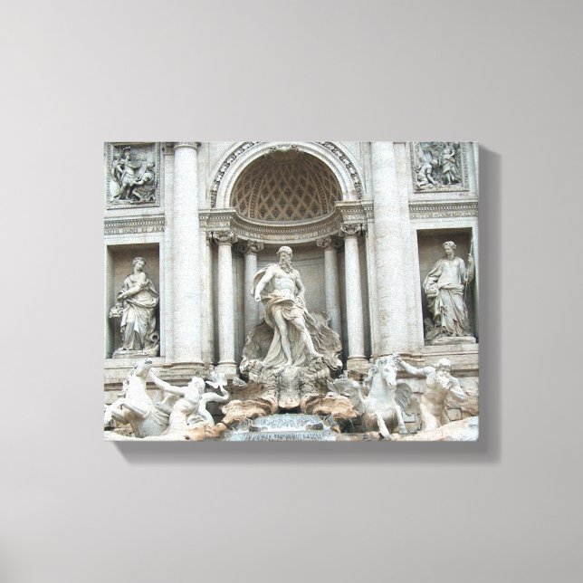 Trevi Fountain Leinwand (Vorderseite)