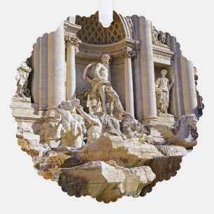 Trevi Fountain Ornament Karte