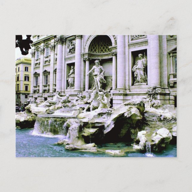 Trevi Fountain Postkarte (Vorderseite)