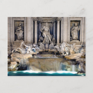 Trevi Fountain Postkarte