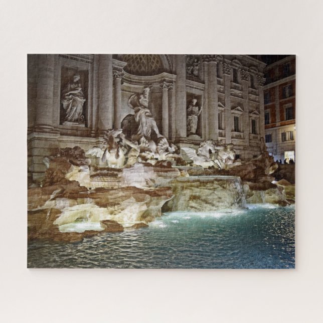 Trevi Fountain - Rom, Italien - 16x20 - 520 Stk. (Horizontal)