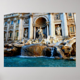 Trevi Fountain, Rom, Italien Poster