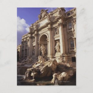 Trevi Fountain, Rom, Italien Postkarte