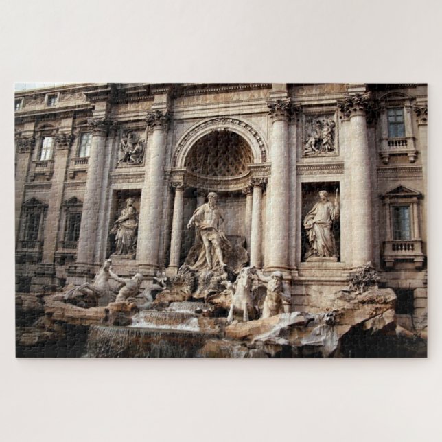 Trevi Fountain Rom Italien Reisen (Horizontal)