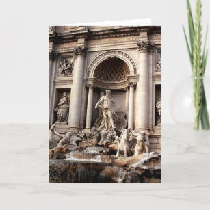 Trevi Fountain Rom Italien Reisen Karte
