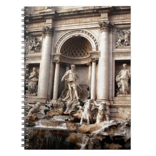 Trevi Fountain Rom Italien Reisen Notizblock