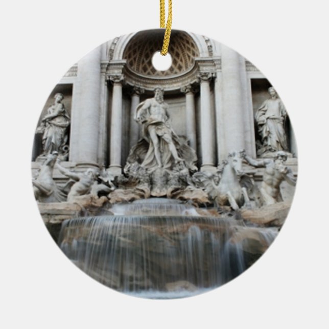 Trevi Fountain Rom Keramikornament (Vorne)