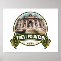 Trevi Fountain Rome Abzeichen