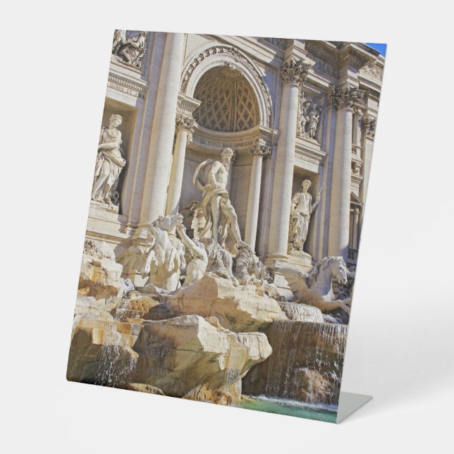 Trevi Fountain Sockelschild (Vorderseite)