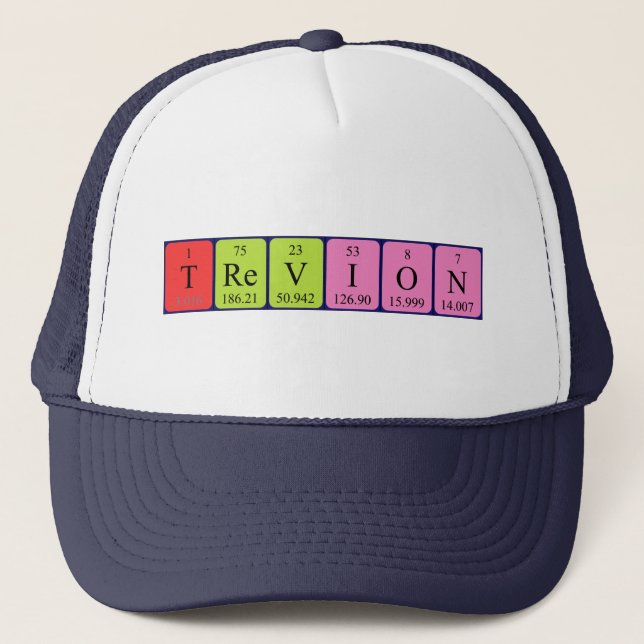 Trevion Periodenname Truckerkappe (Vorderseite)