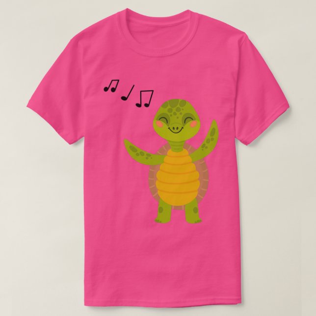 Trevor Turtle Dancing T-Shirt (Design vorne)