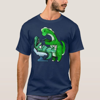 TREX beim Zahnarzt des Brachiosaurus T-Shirt