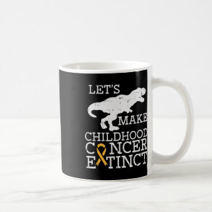 Trex Childhood Cancer Extinct Awareness Dinosaur B Kaffeetasse