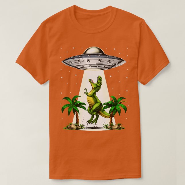 TRex Dinosaur-Entführung T-Shirt (Design vorne)