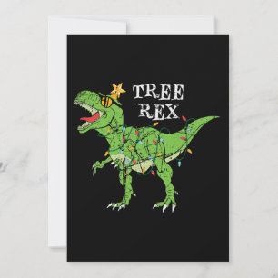 Trex Dinosaur Funny Niedlichen Weihnachten Pajama Einladung