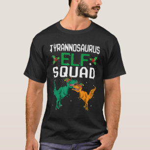 TRex Elf Squad Rex Dinosaurier Matching Family Chr T-Shirt