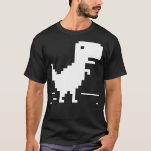 TRex Geek Dinosaur Pixel Art Web Developer Nerd T-Shirt