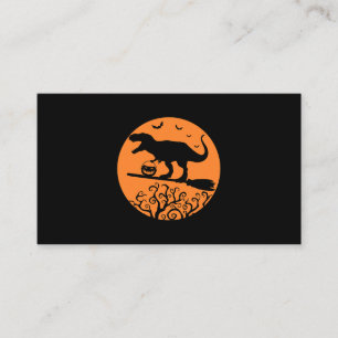 TRex Hexendosaur Kids Mens Halloween-Cos Visitenkarte